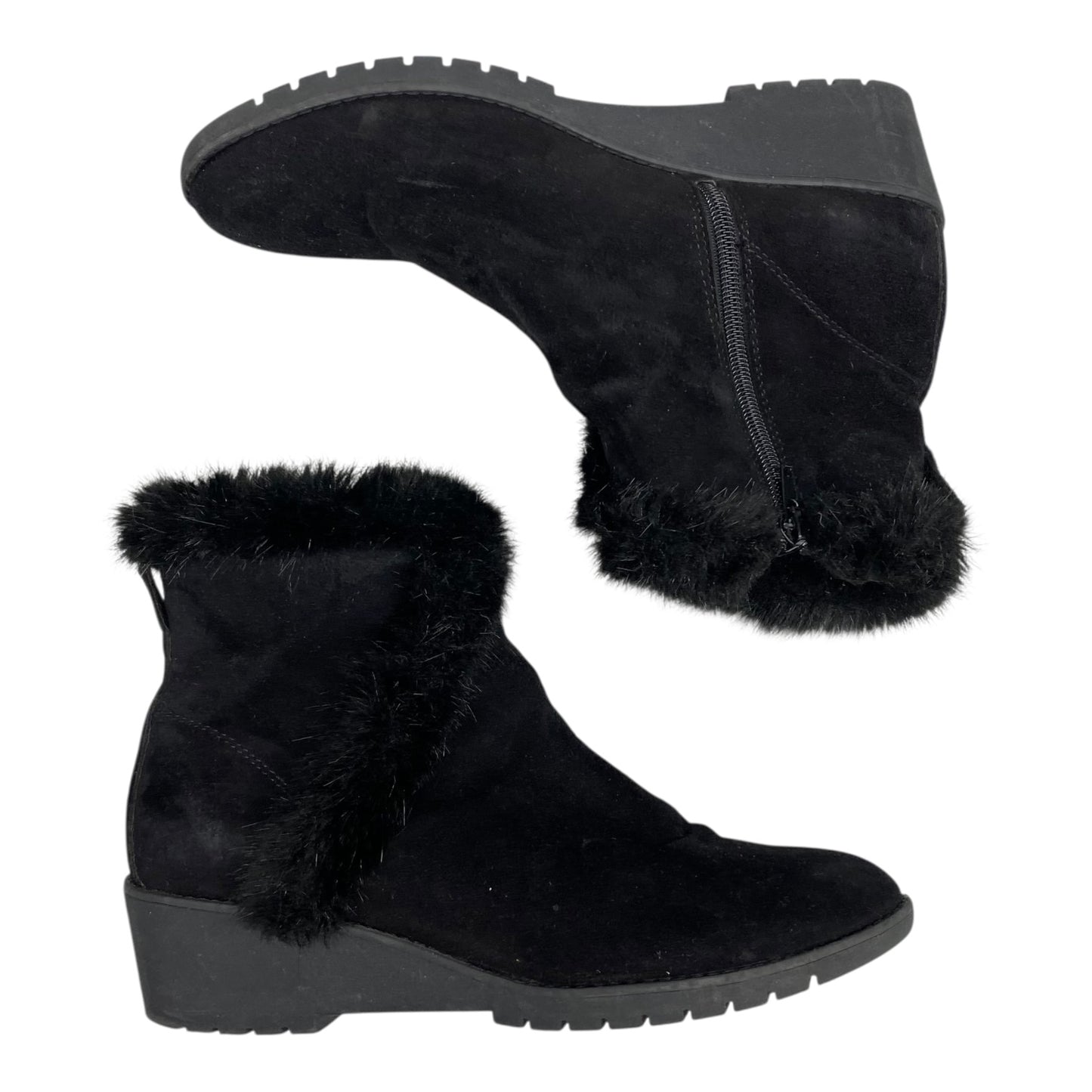 Boots Leather By Adam Tucker In Black, Size:9.5