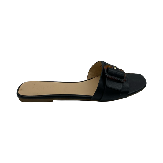 Sandals Flats By Loft In Black, Size:8