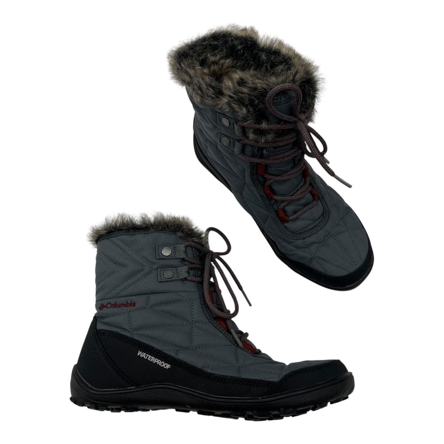 Boots Snow By Columbia In Grey, Size:9