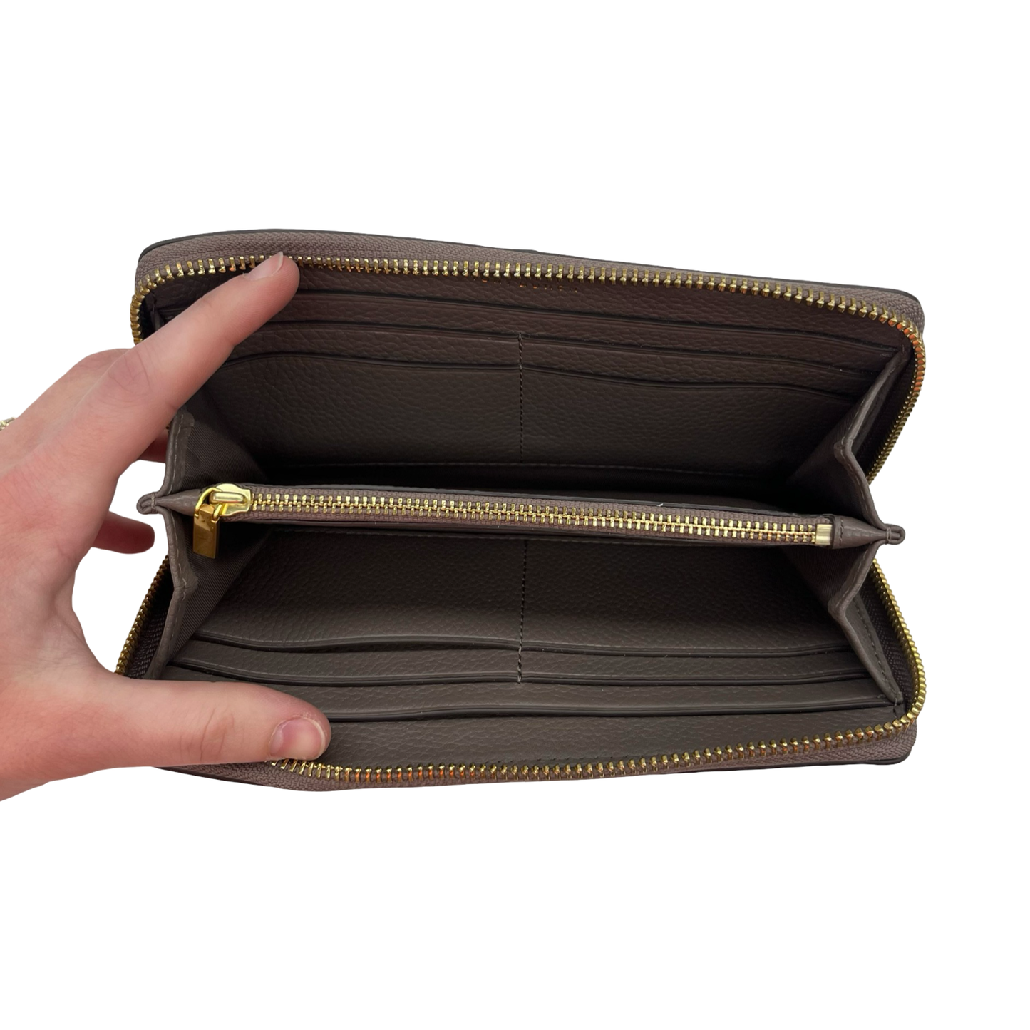 Wallet Designer By Tory Burch In Brown, Size:Medium