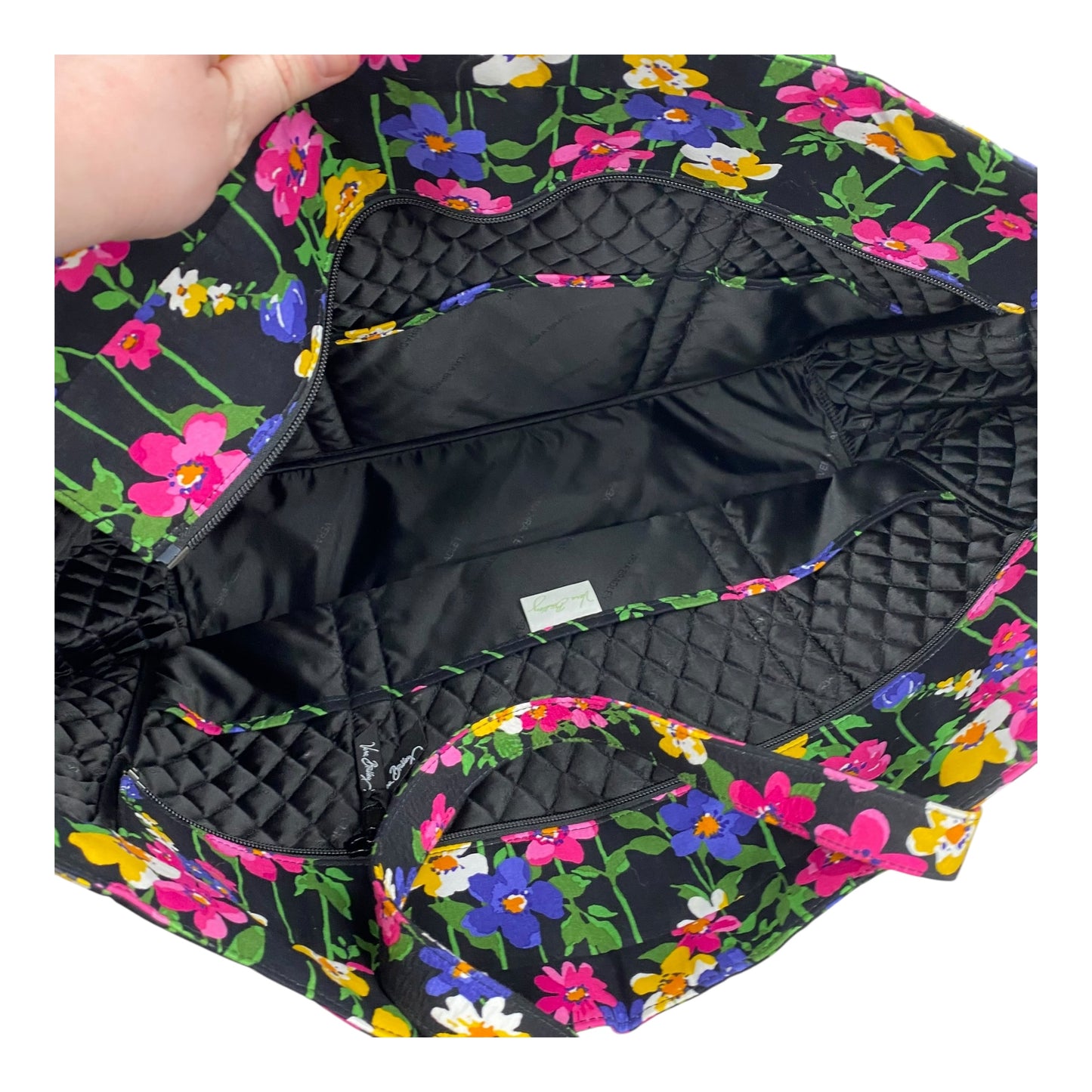 Tote By Vera Bradley In Black, Size:Large