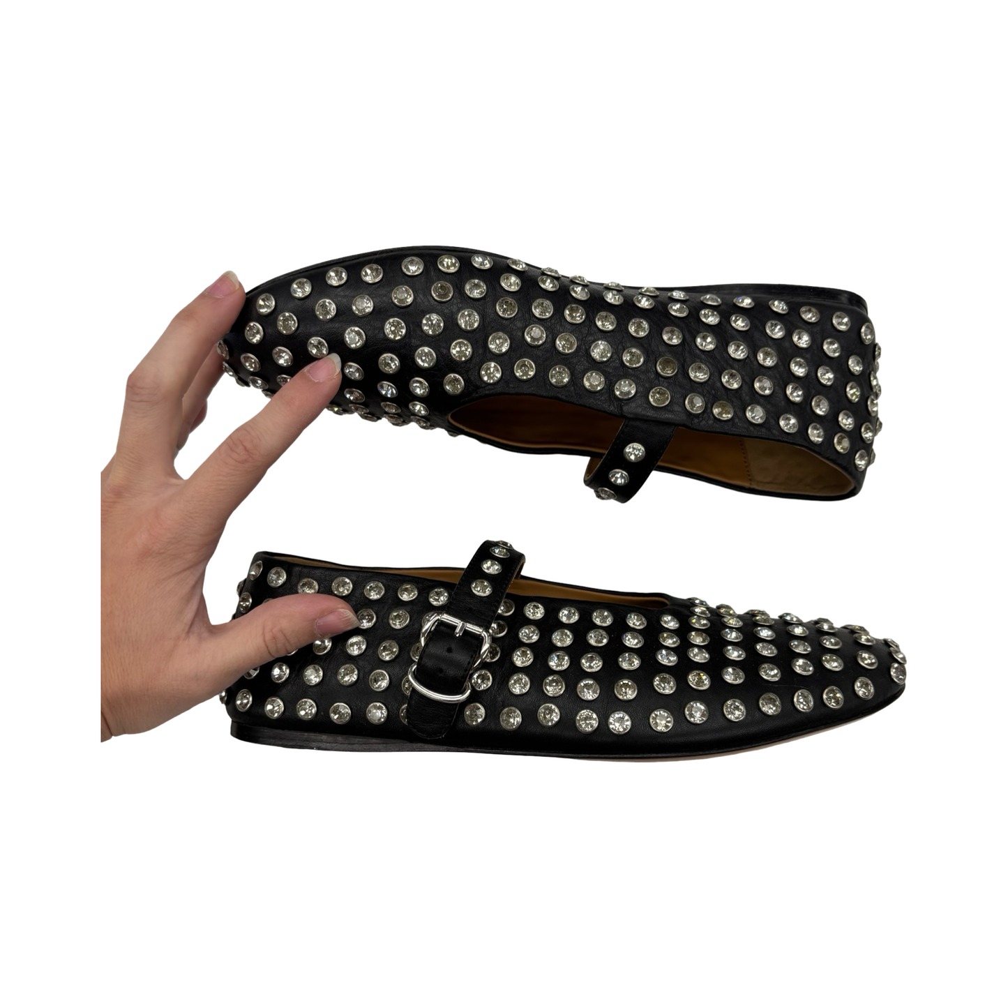 Shoes Designer By Alaia In Black, Size:7.5