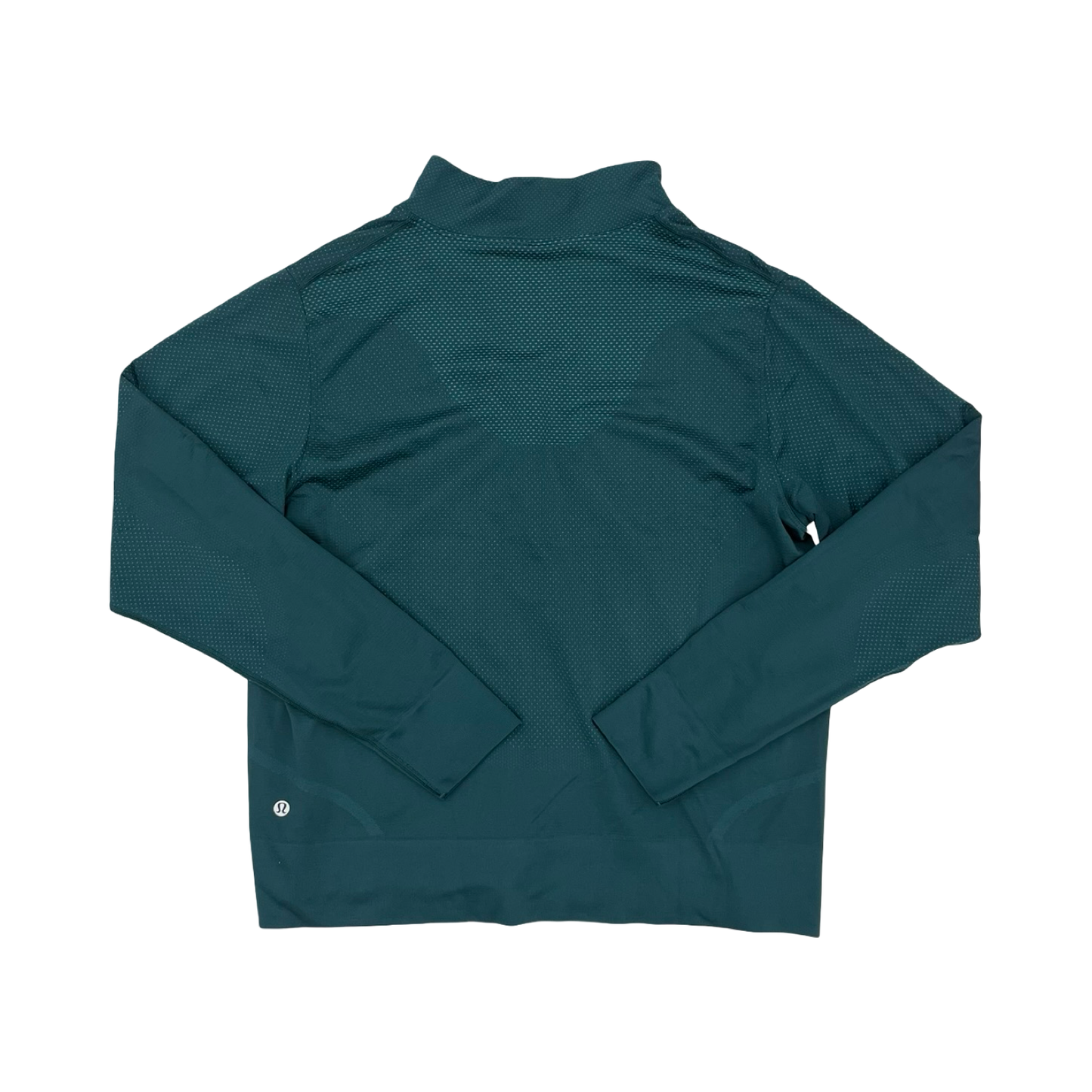 Athletic Top Ls Collar By Lululemon In Green, Size:L
