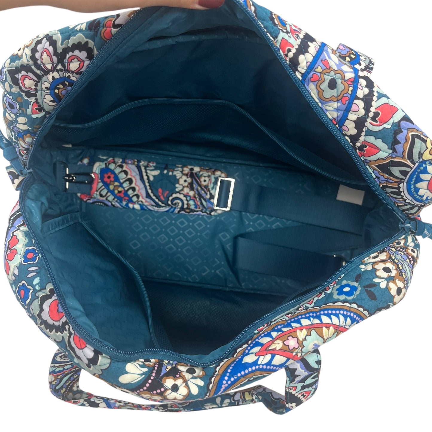 Duffle And Weekender By Vera Bradley In Teal, Size:Medium