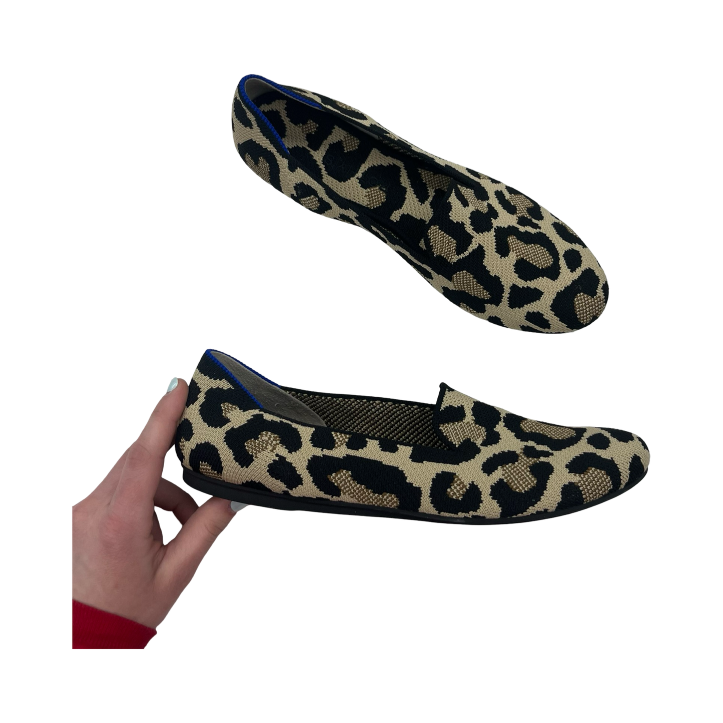 Shoes Flats By Rothys In Leopard Print, Size:9.5