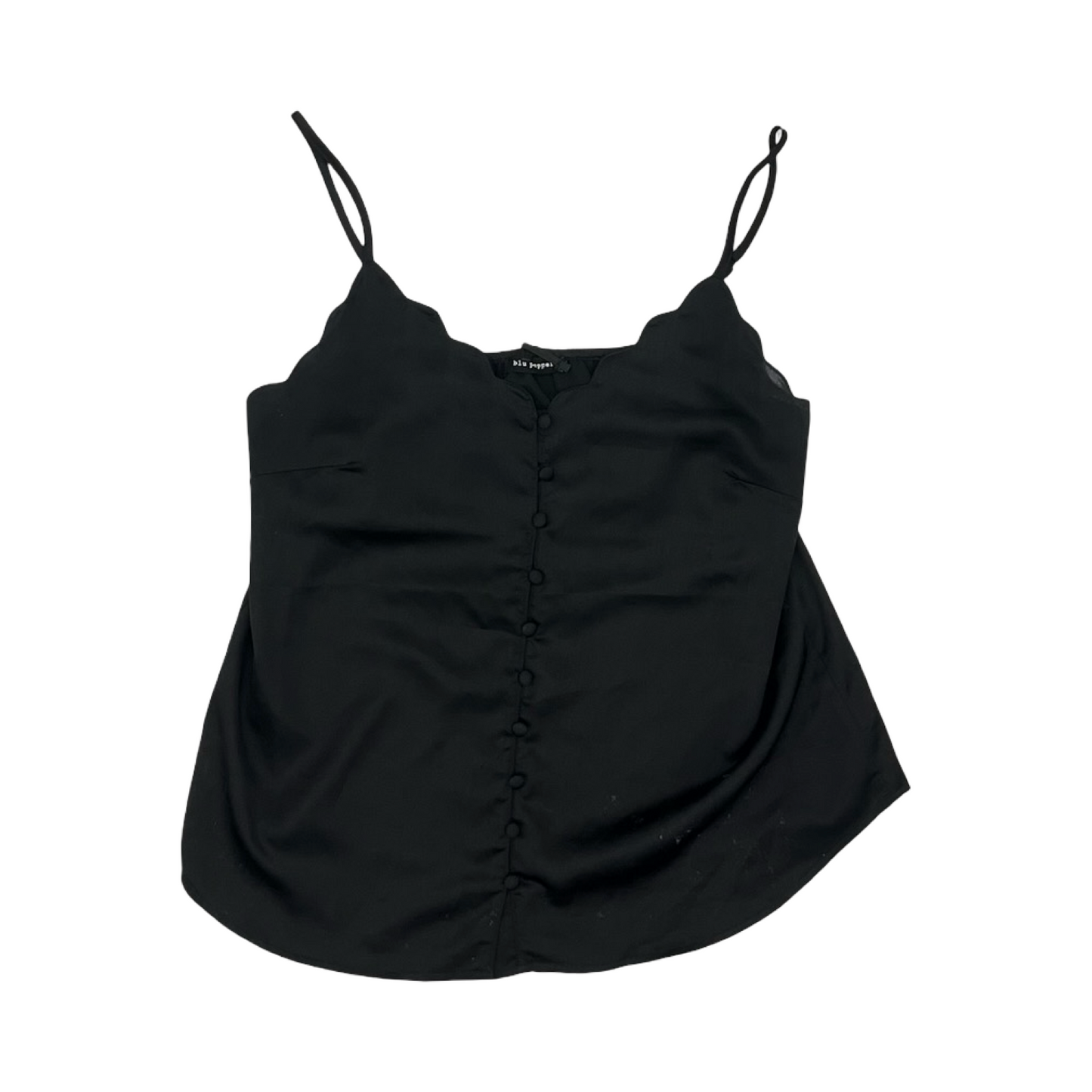 Blouse Sleeveless By Blu Pepper In Black, Size:S