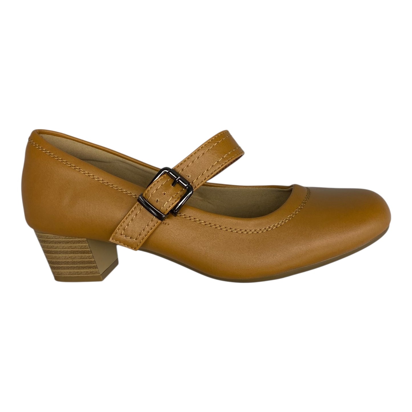 Shoes Heels Block By Clothes Mentor In Brown, Size:8.5