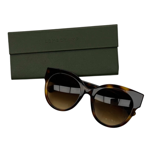 Sunglasses Designer By Longchamp In Brown