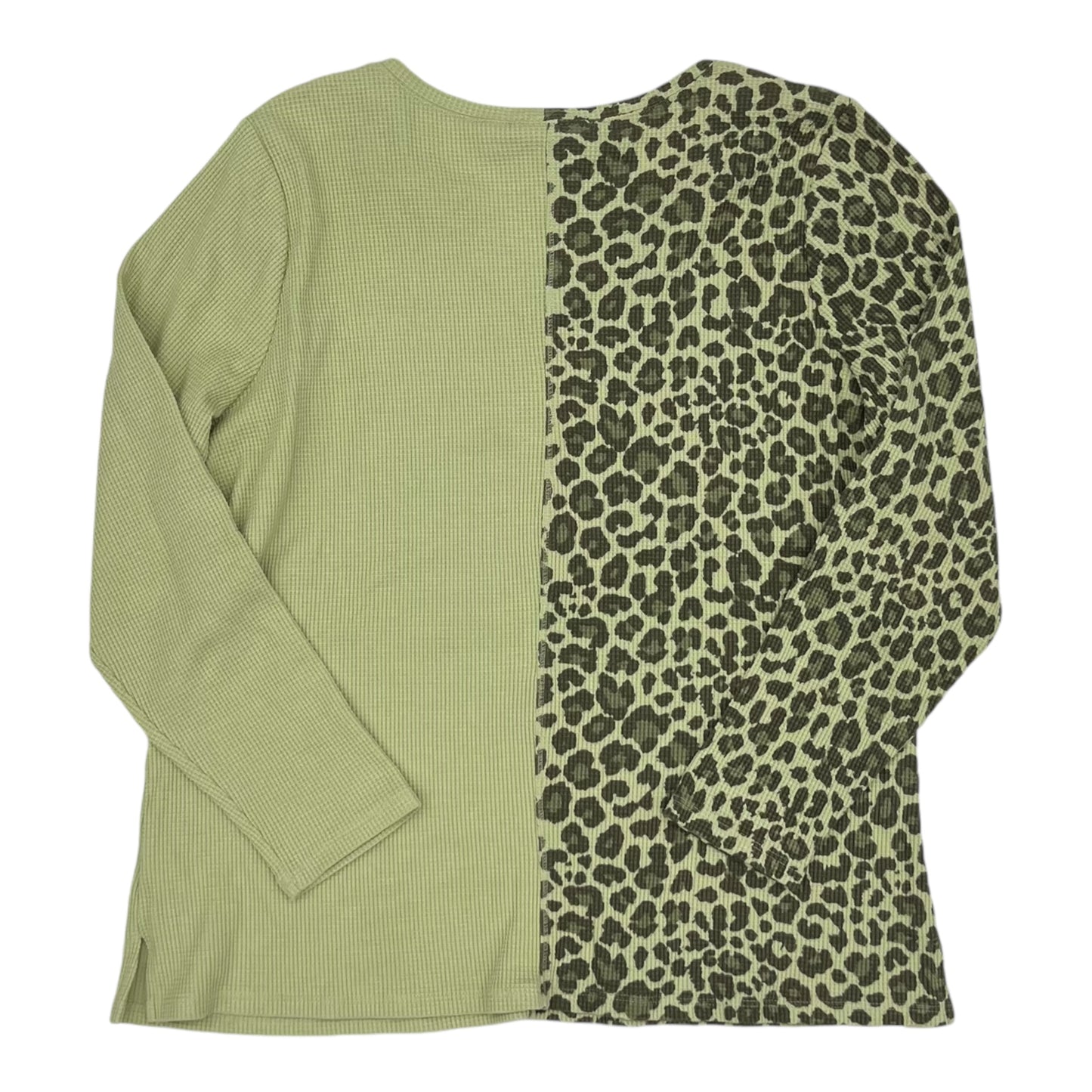 Top Ls By Belle By Kim Gravel In Green, Size:Xl