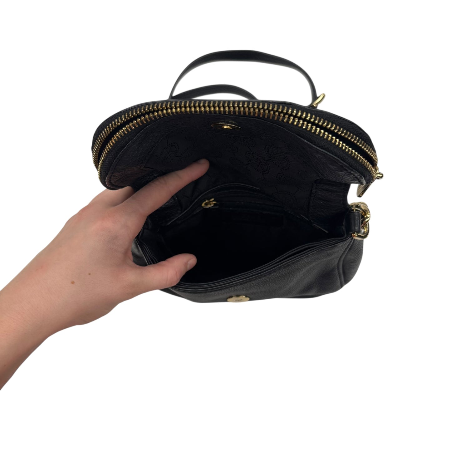 Crossbody Designer By Michael Kors In Black, Size:Small