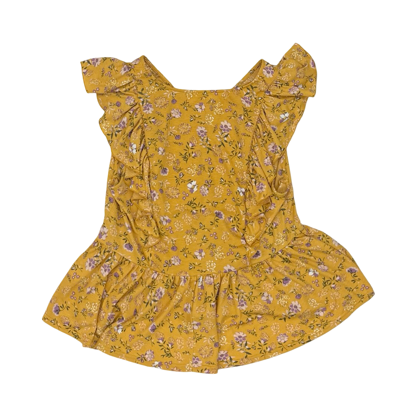 Blouse Ss By Melloday In Yellow, Size:L