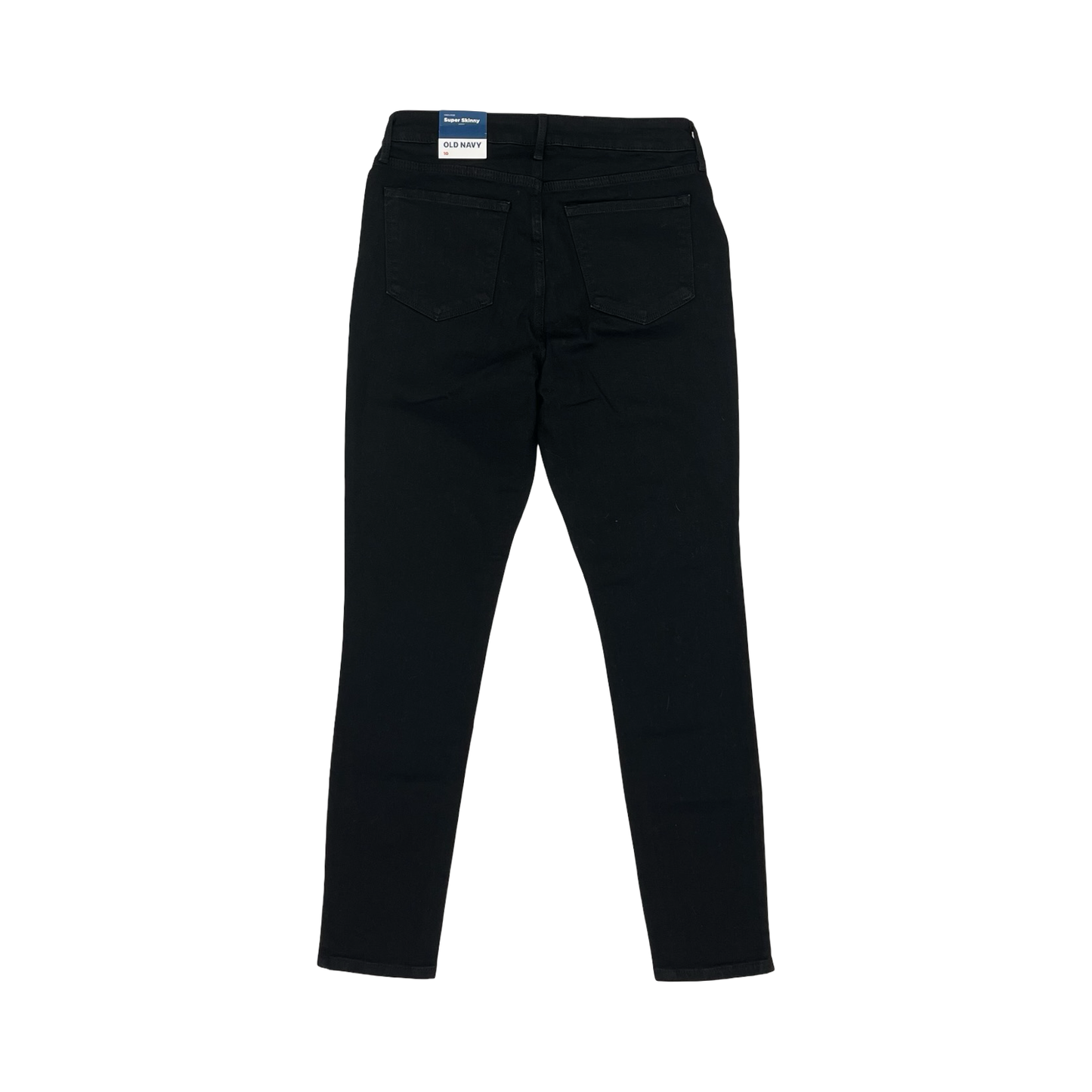 Jeans Skinny By Old Navy In Black Denim, Size:10