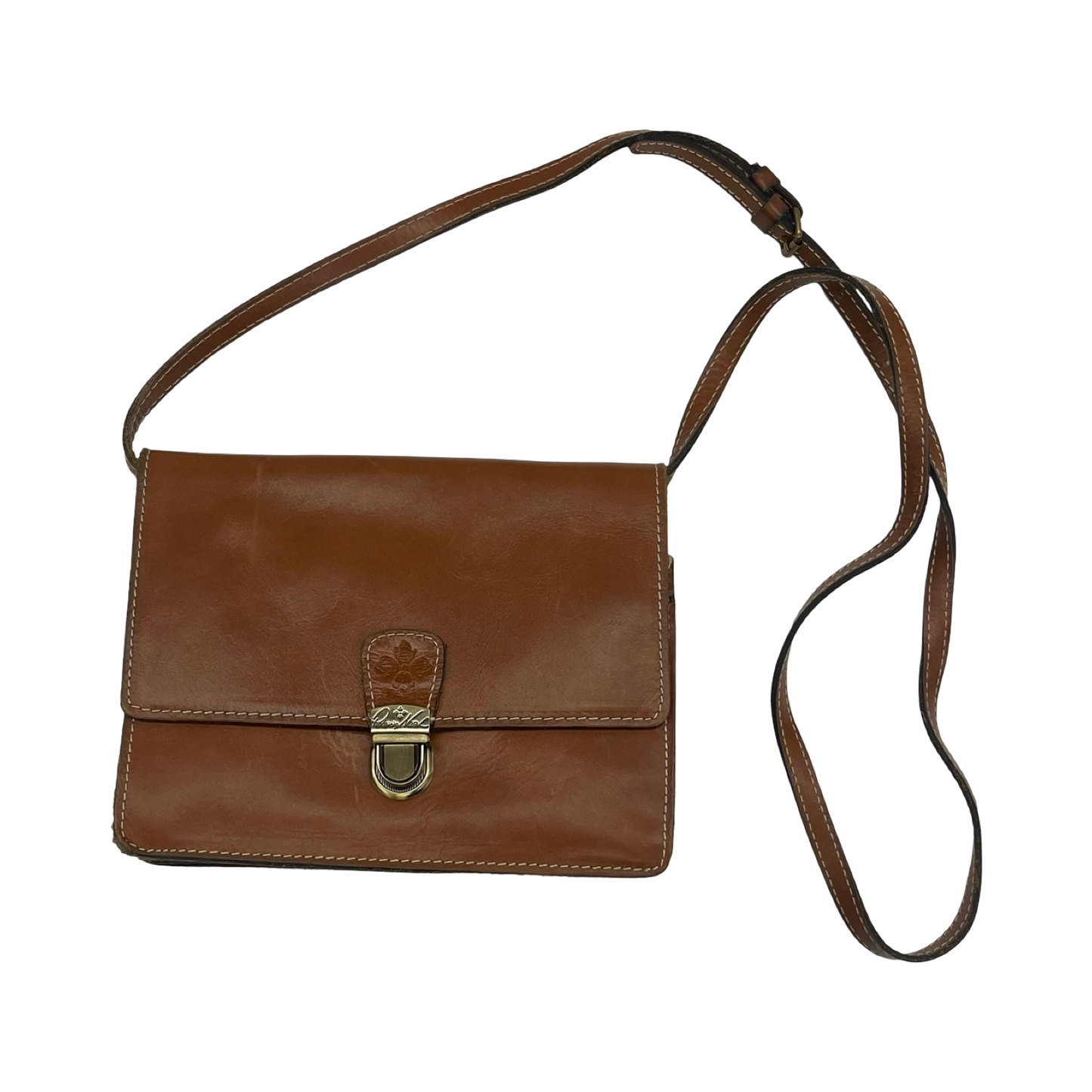 Crossbody Designer By Patricia Nash In Brown, Size:Medium