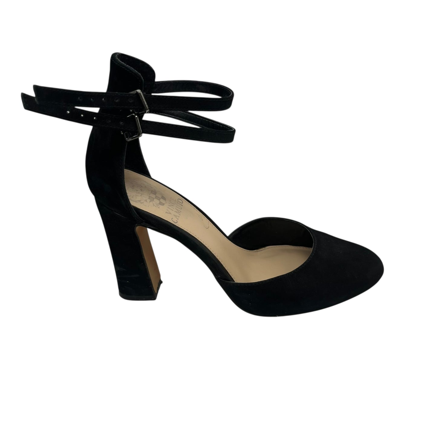 Shoes Heels Block By Vince Camuto In Black, Size:7.5