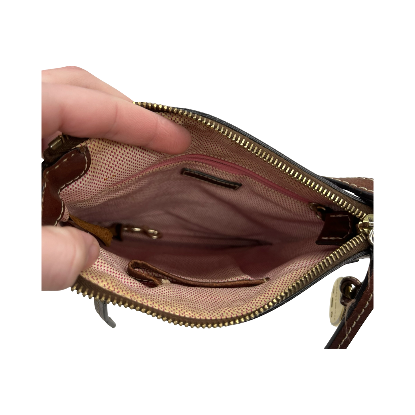 Crossbody Designer By Dooney And Bourke In Brown, Size:Medium