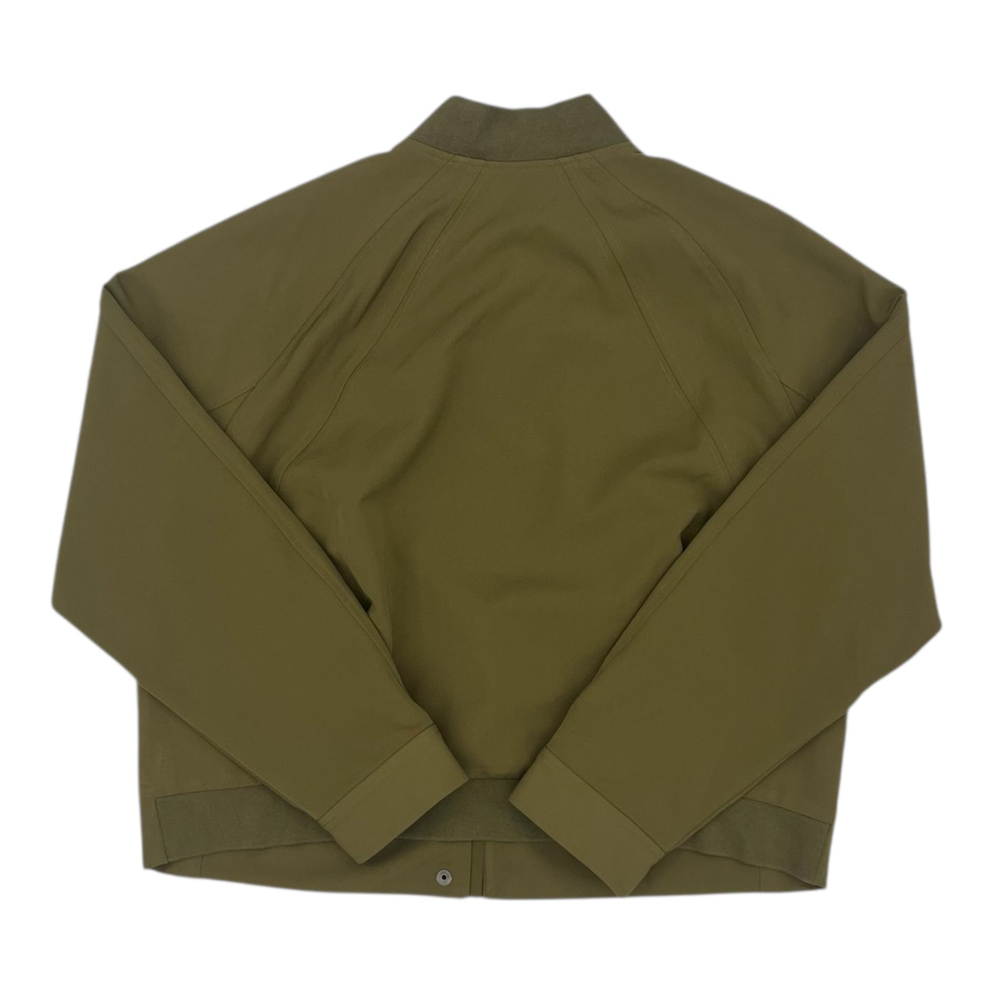 Athletic Jacket By Athleta In Green, Size:L