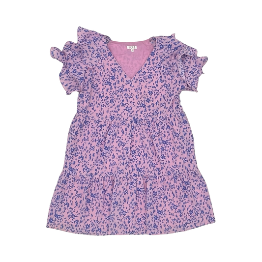 Dress Party Short By Tcec In Blue & Pink, Size:M