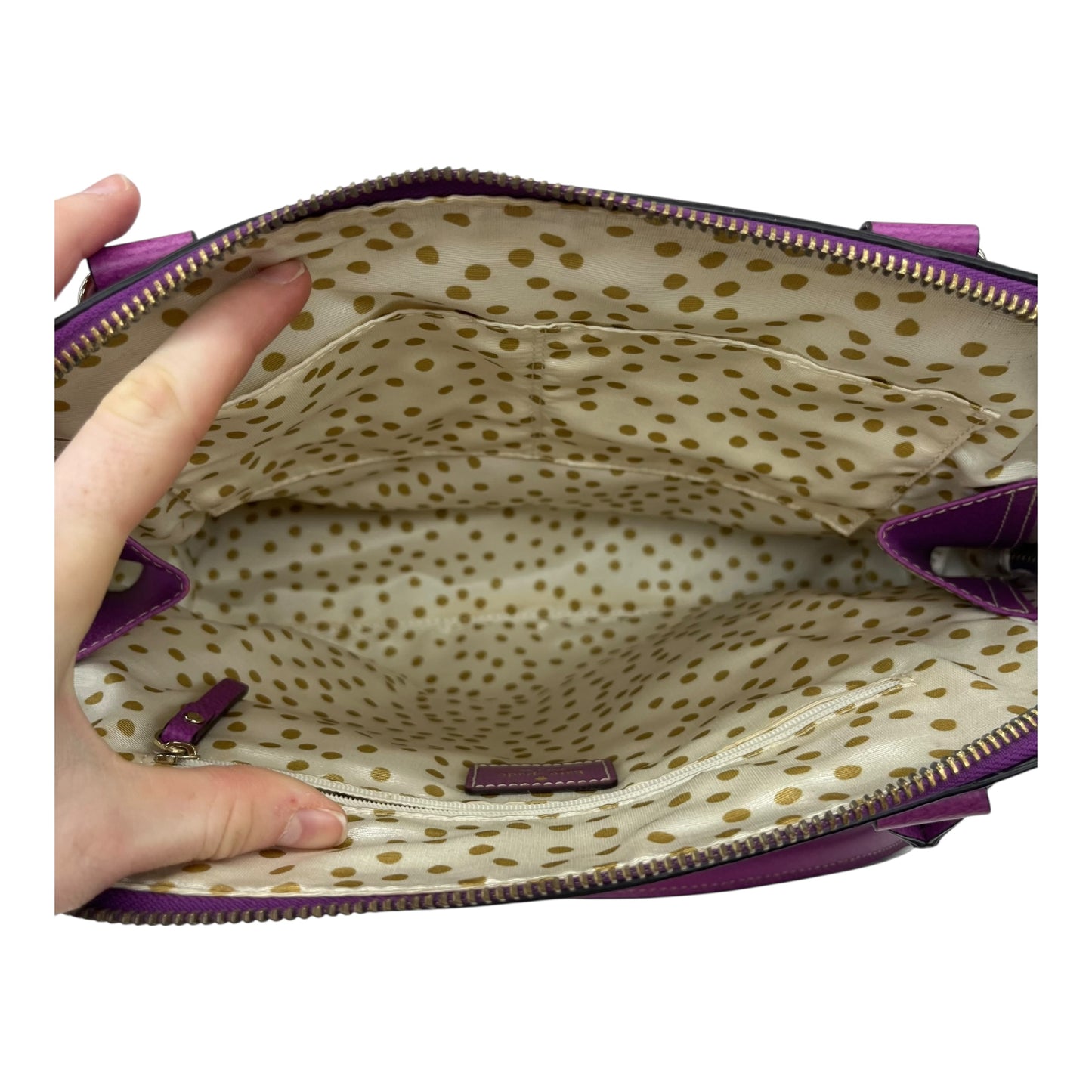 Handbag Designer By Kate Spade In Purple, Size:Medium