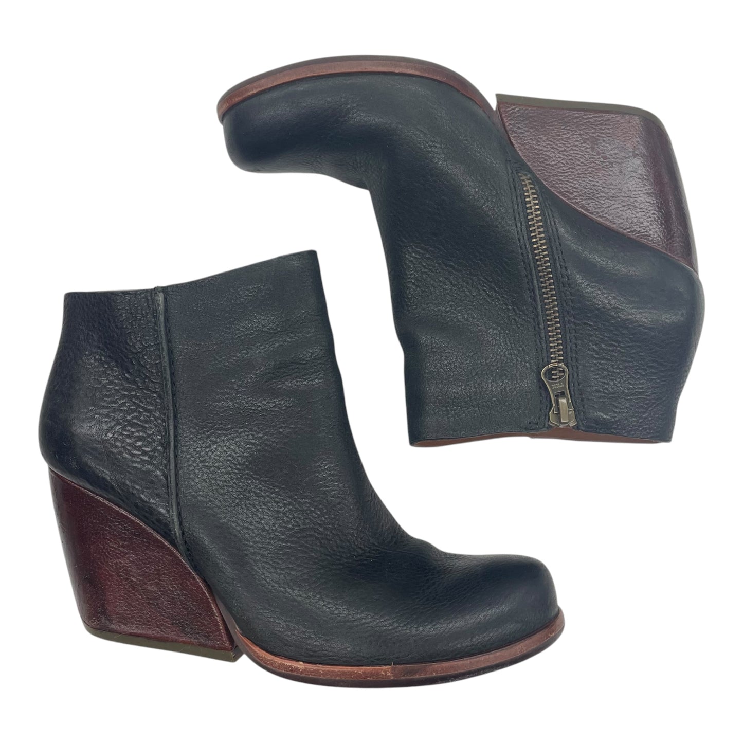 Boots Leather By Kork Ease In Black, Size:6