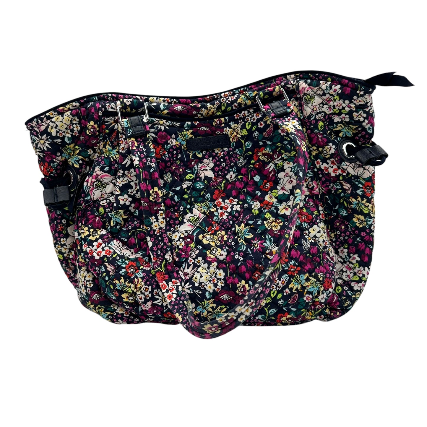 Handbag By Vera Bradley In Floral Print, Size:Large