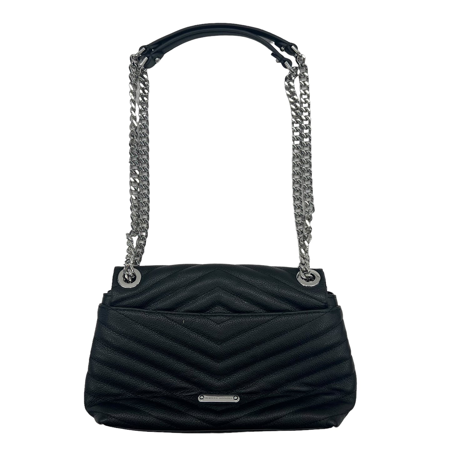 BLACK HANDBAG DESIGNER by REBECCA MINKOFF Size:SMALL