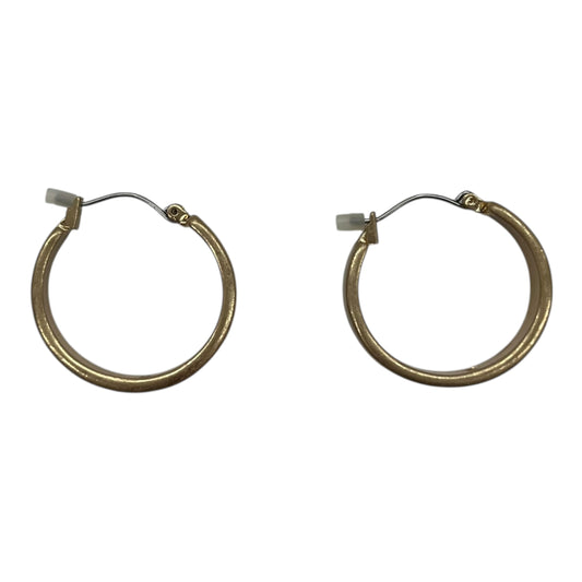 Earrings Hoop By Clothes Mentor In Gold
