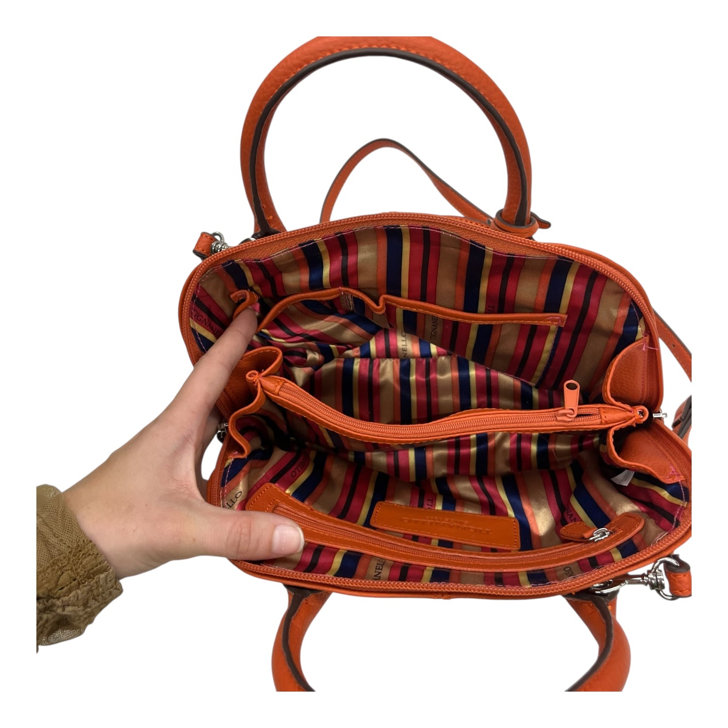 Crossbody By Tignanello  Purses In Orange, Size:Medium