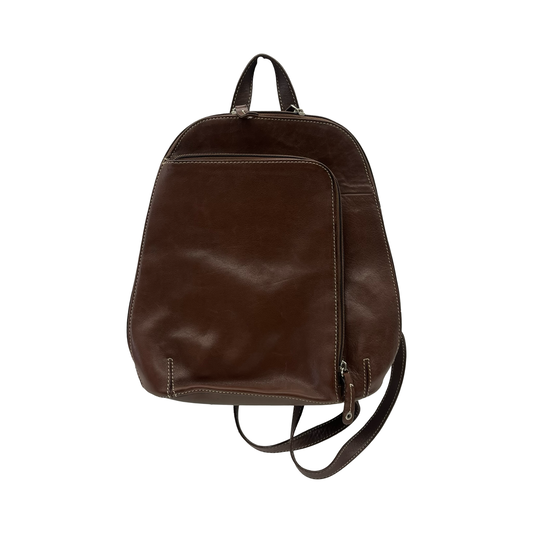 Backpack Leather By Clarks In Brown, Size:Small