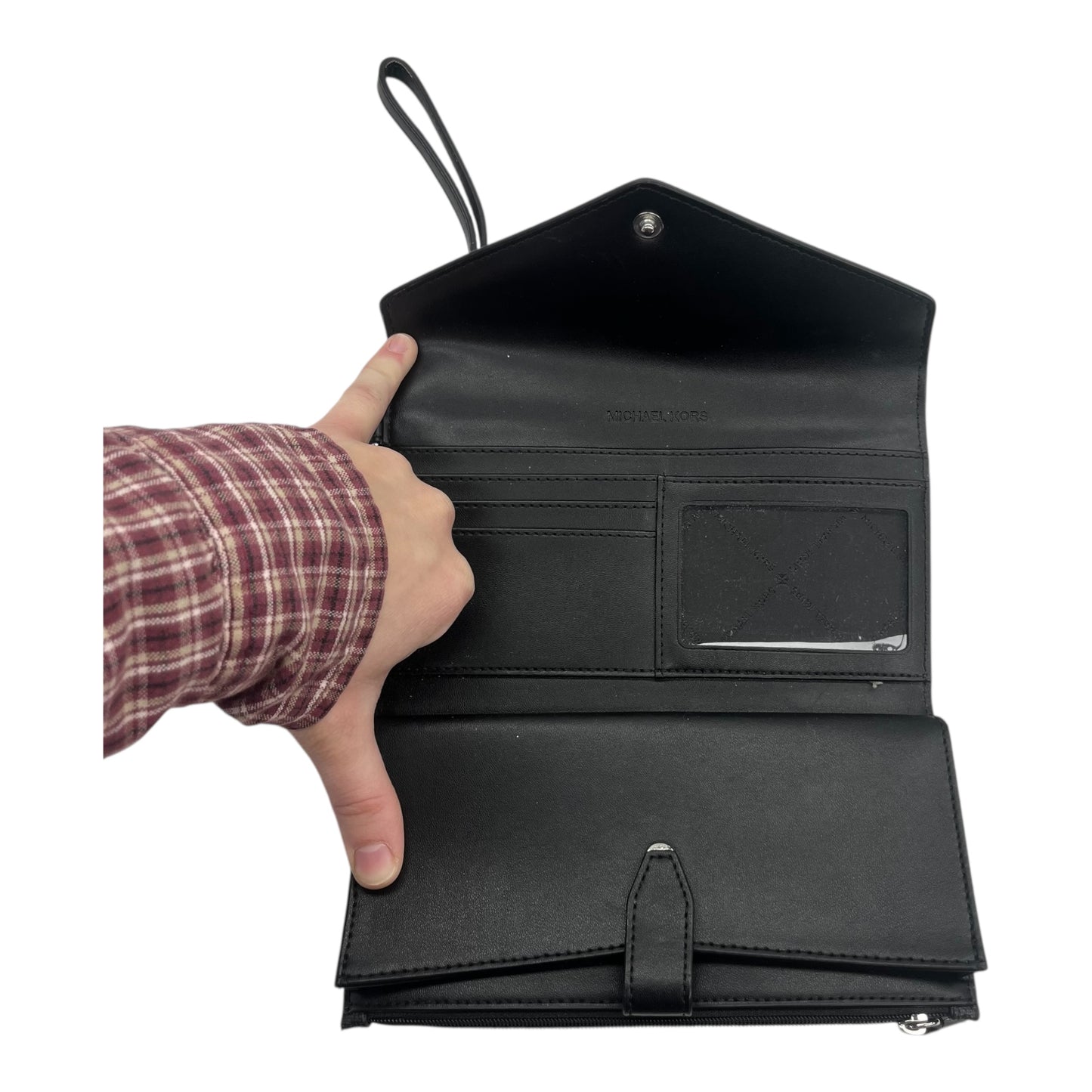 Wallet Designer By Michael Kors In Black, Size:Large