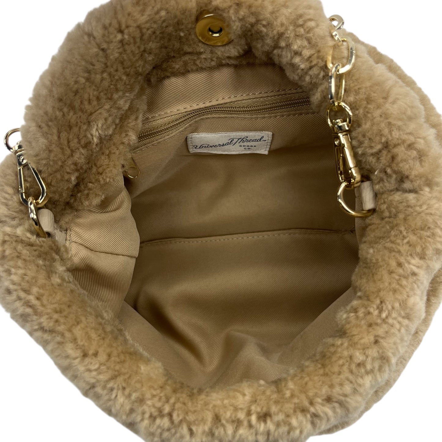 Handbag By Universal Thread In Tan, Size:Small