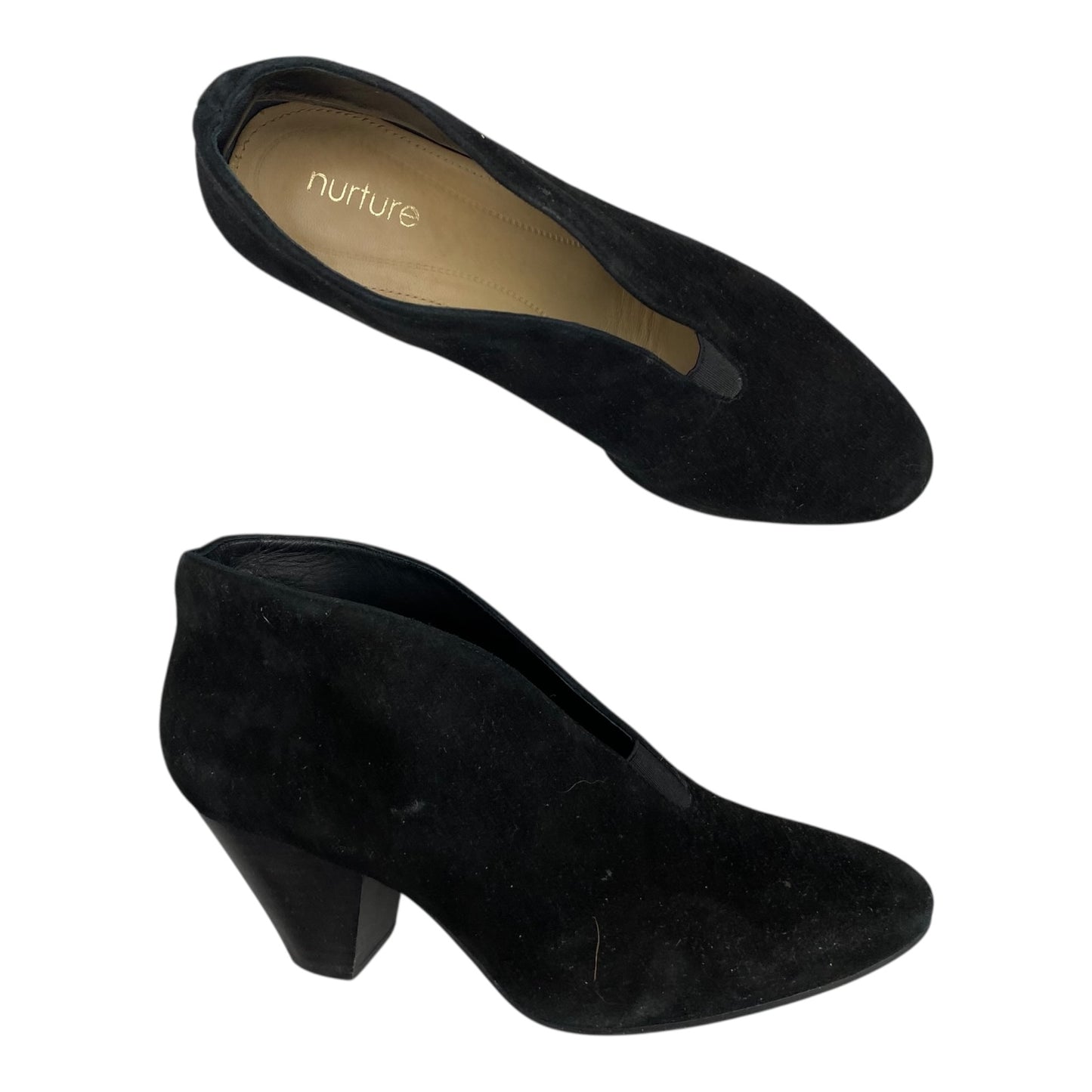 Shoes Heels Block By Nurture In Black, Size:9