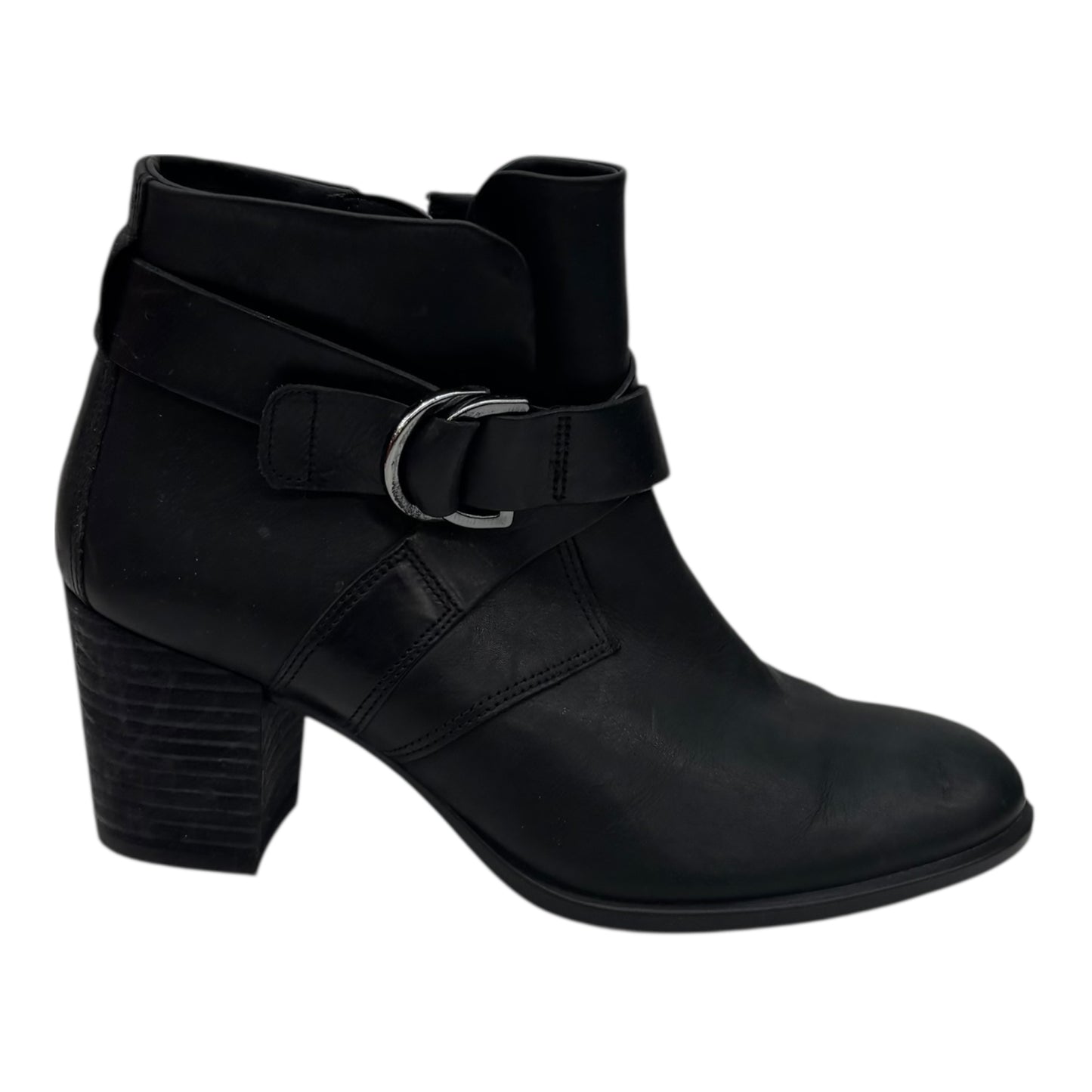 Boots Leather By Ecco In Black, Size:6.5