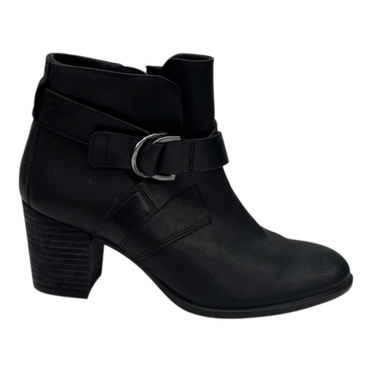 Boots Leather By Ecco In Black, Size:6.5