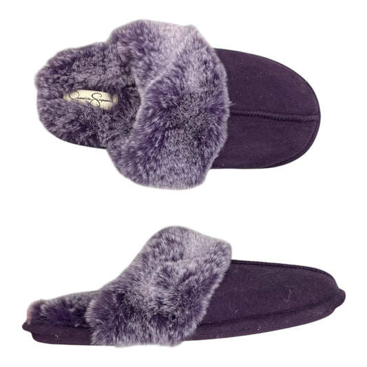 Slippers By Jessica Simpson In Purple, Size:8