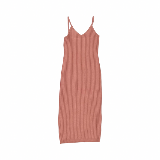 Dress Casual Midi By 7 For All Mankind In Orange, Size:S