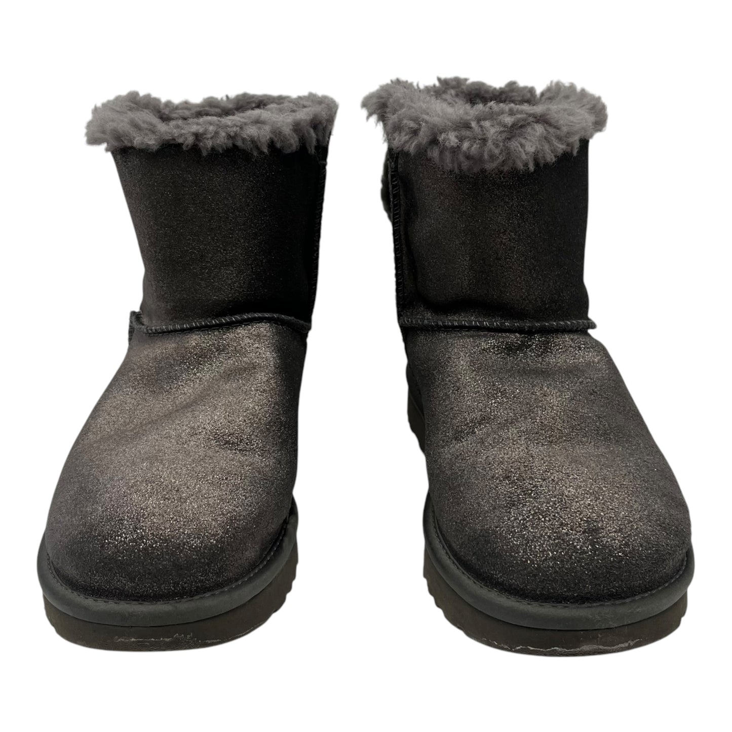 Boots Designer By Ugg In Grey, Size:6
