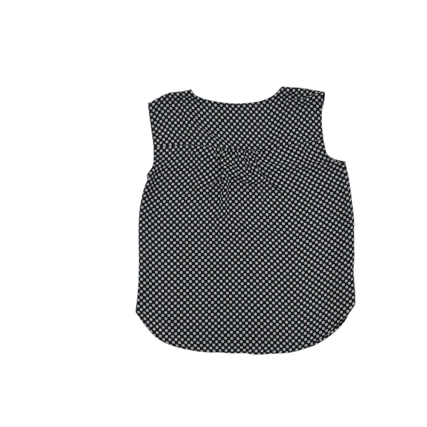 Blouse Sleeveless By Loft In Navy, Size:S