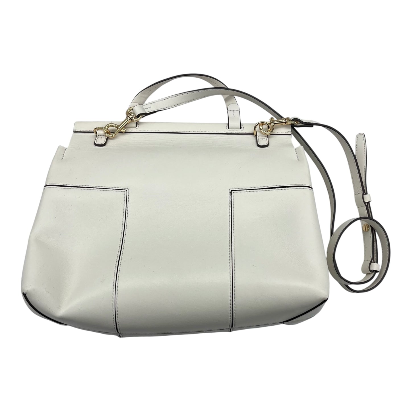 Crossbody Designer By Tory Burch In Cream, Size:Medium