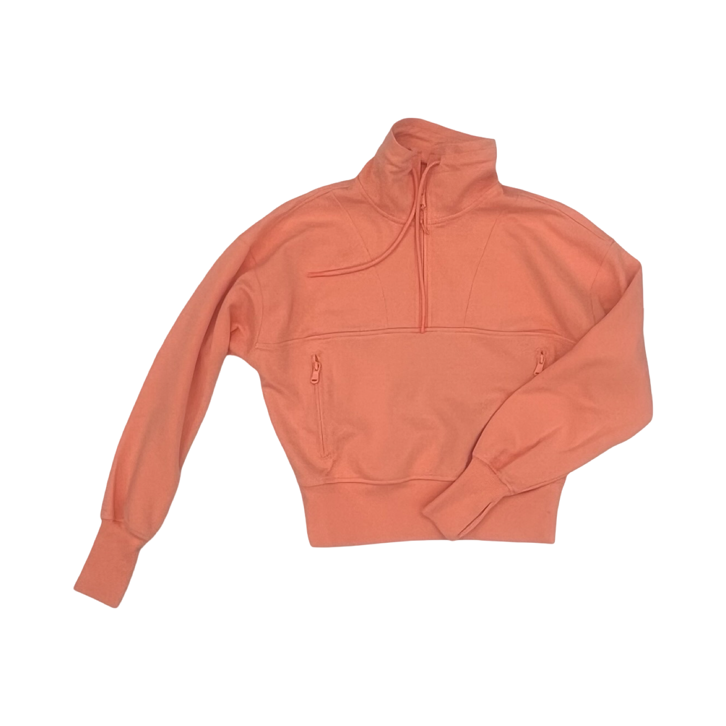 Athletic Top Ls Collar By Old Navy In Peach, Size:Xsp