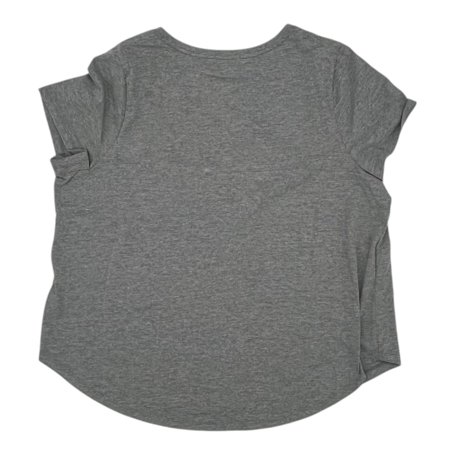 Top Ss Basic By Style And Company In Grey, Size:3X