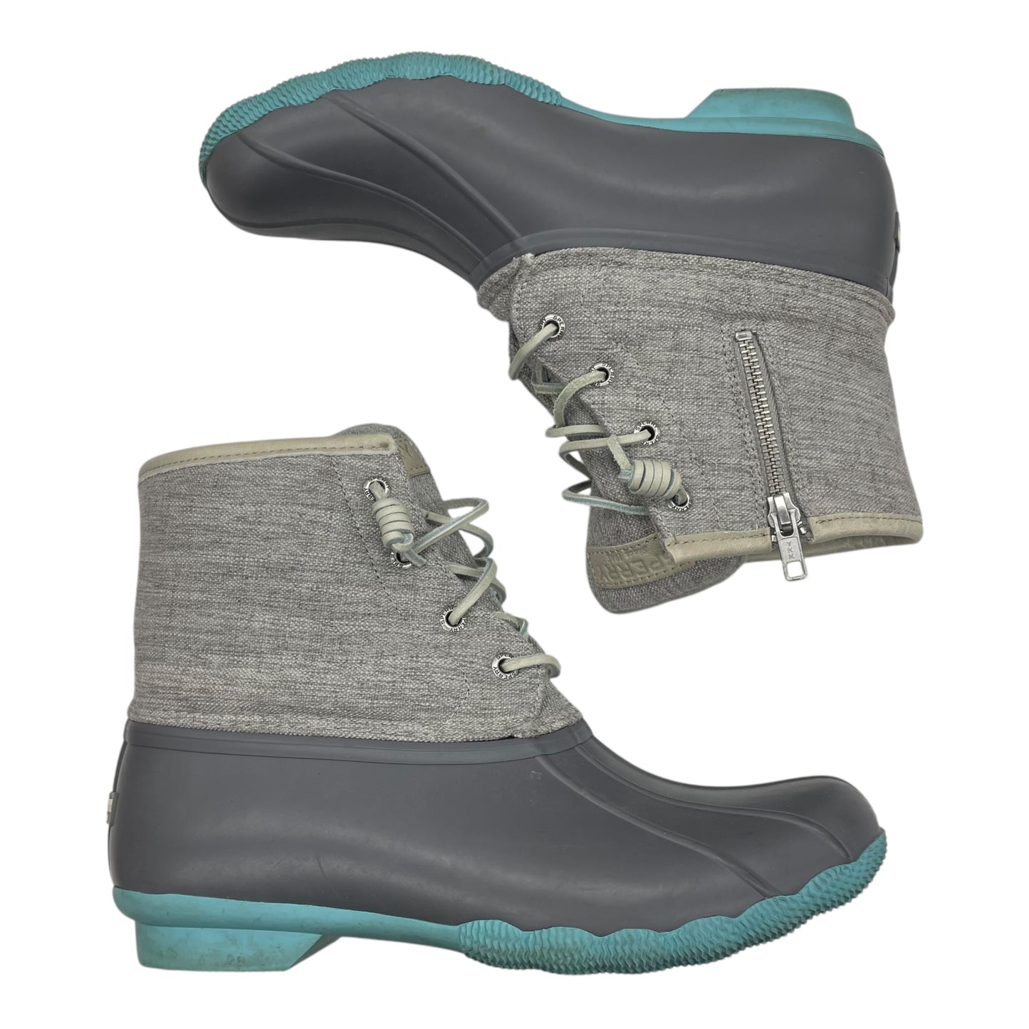 Boots Rain By Sperry In Grey, Size:8.5