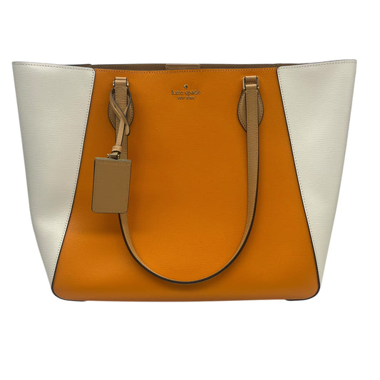 Handbag Designer By Kate Spade In Orange, Size:Large