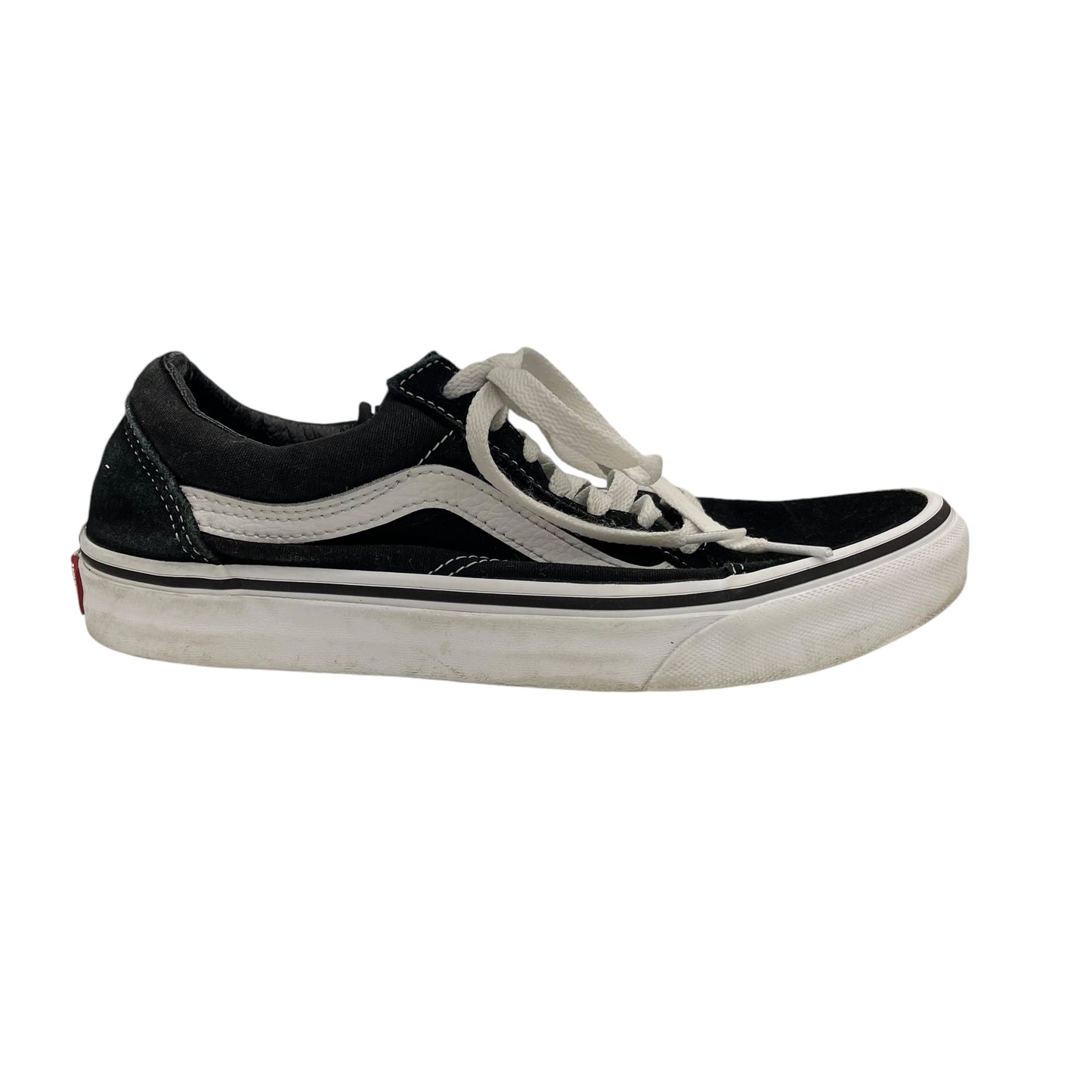 Shoes Sneakers By Vans In Black & White, Size:7.5