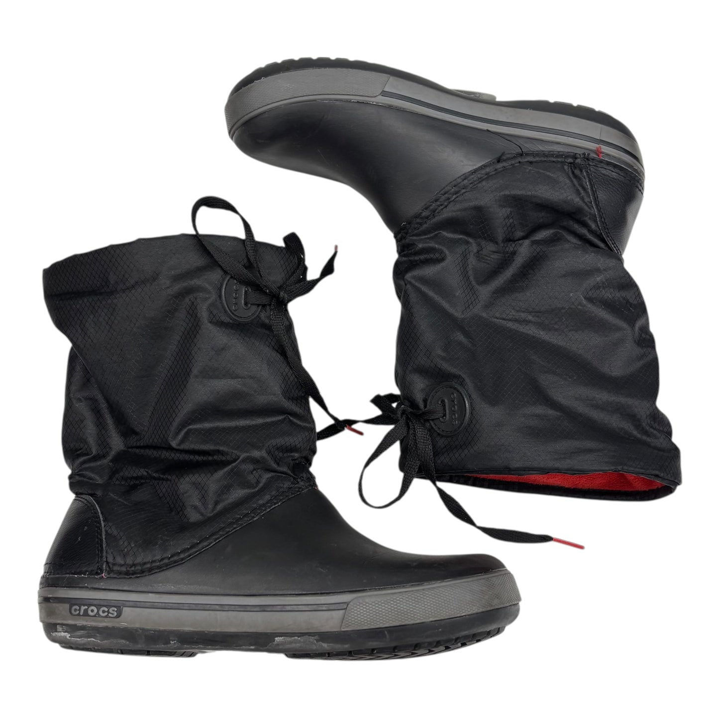 Boots Snow By Crocs In Black, Size:8