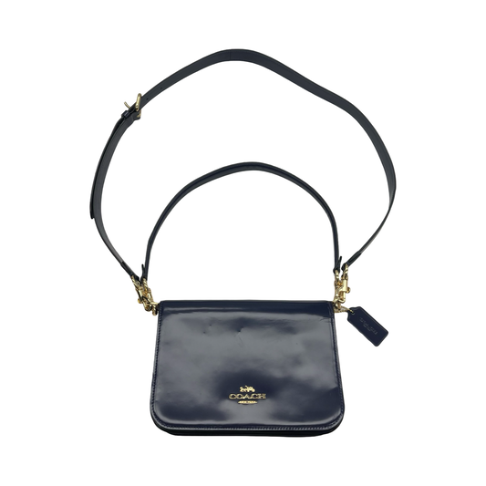 Crossbody Designer By Coach In Navy, Size:Medium