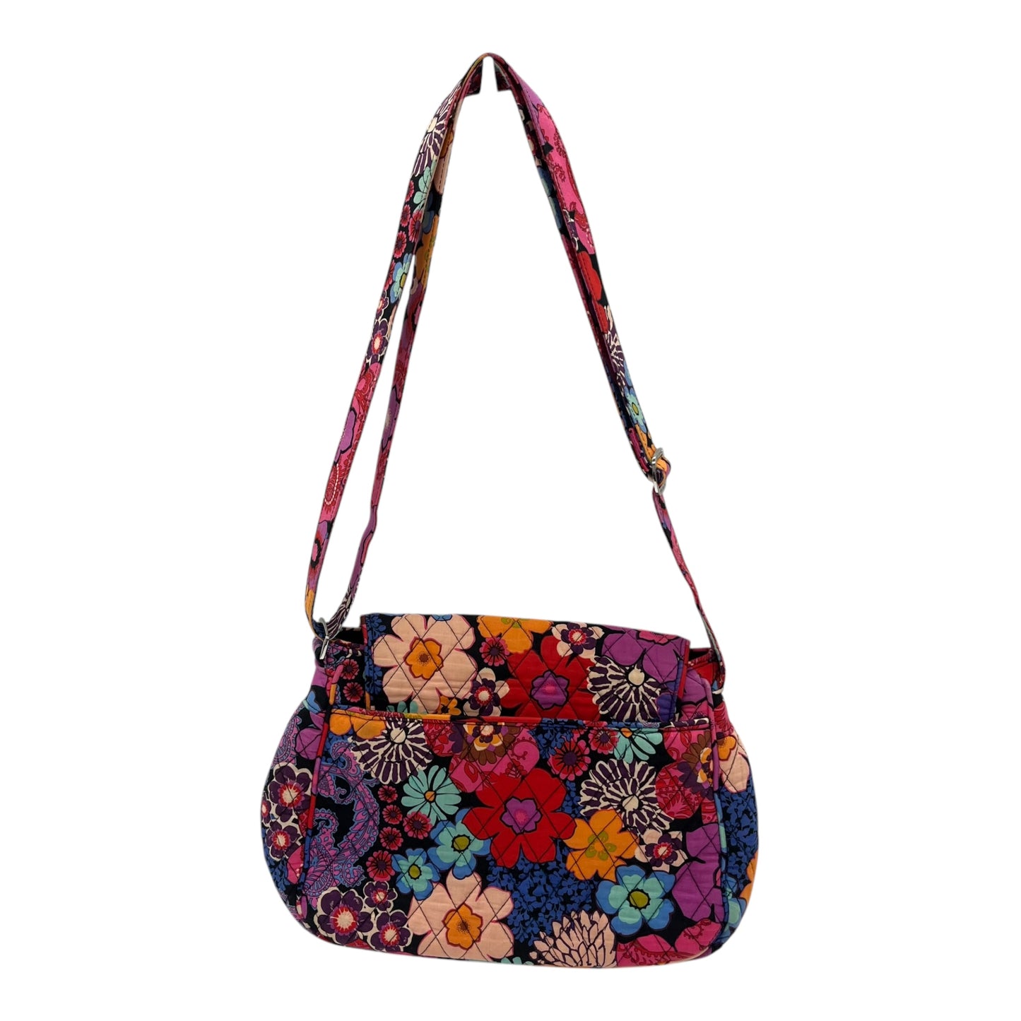 Crossbody By Vera Bradley In Floral Print, Size:Medium