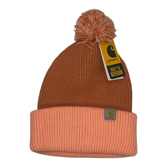 Hat Beanie By Carhartt In Orange