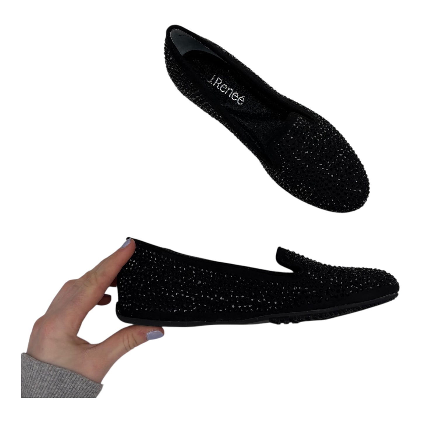 Shoes Flats By J Renee In Black, Size:5