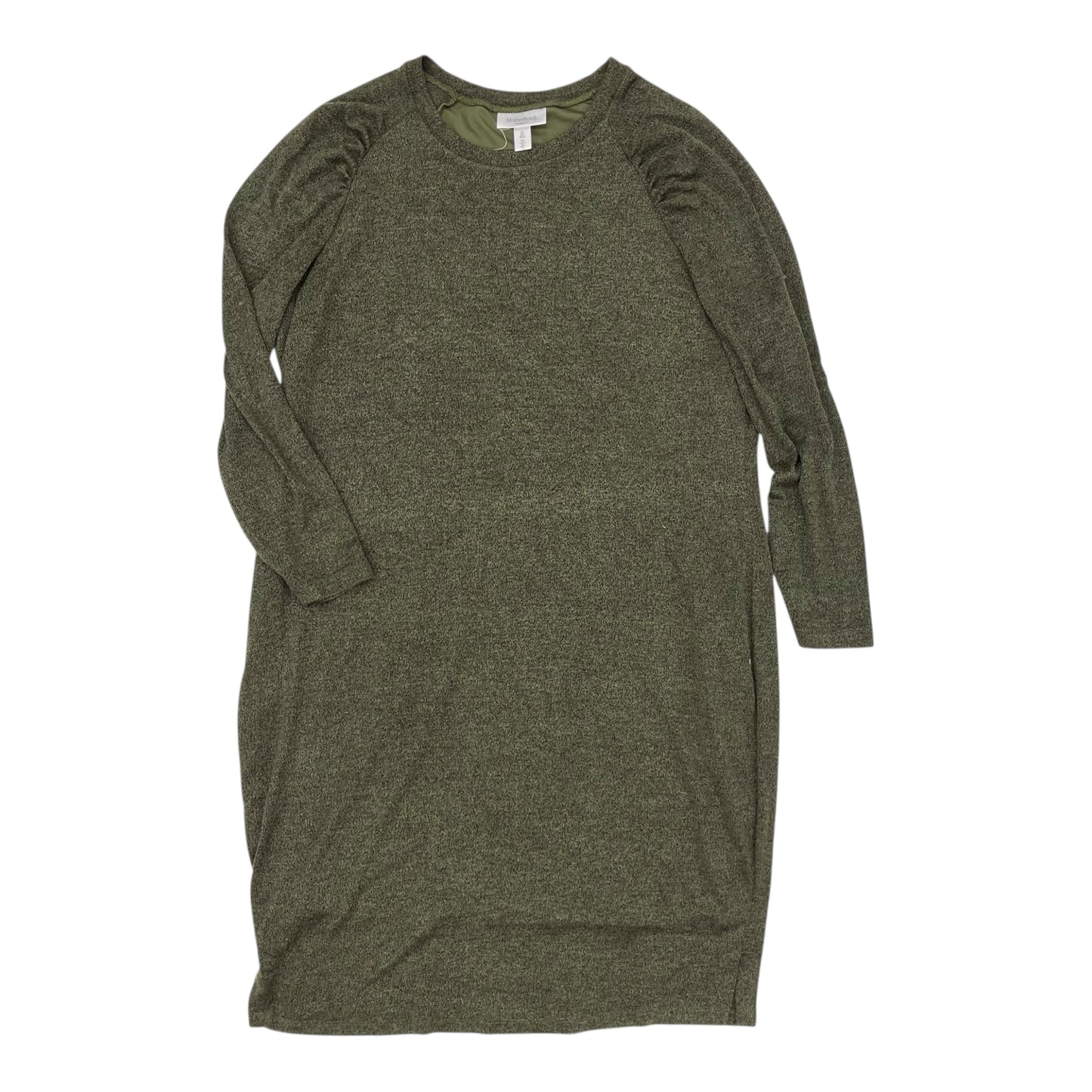 Mat Dress By Motherhood In Green, Size:2X