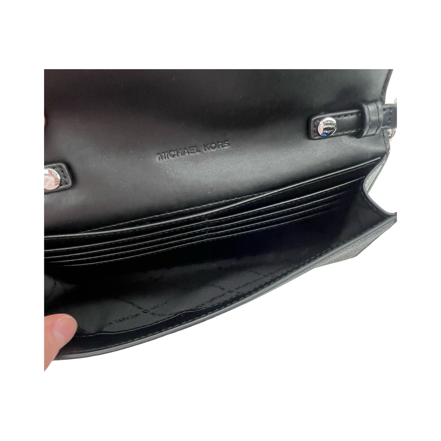 Crossbody Designer By Michael Kors In Black, Size:Medium